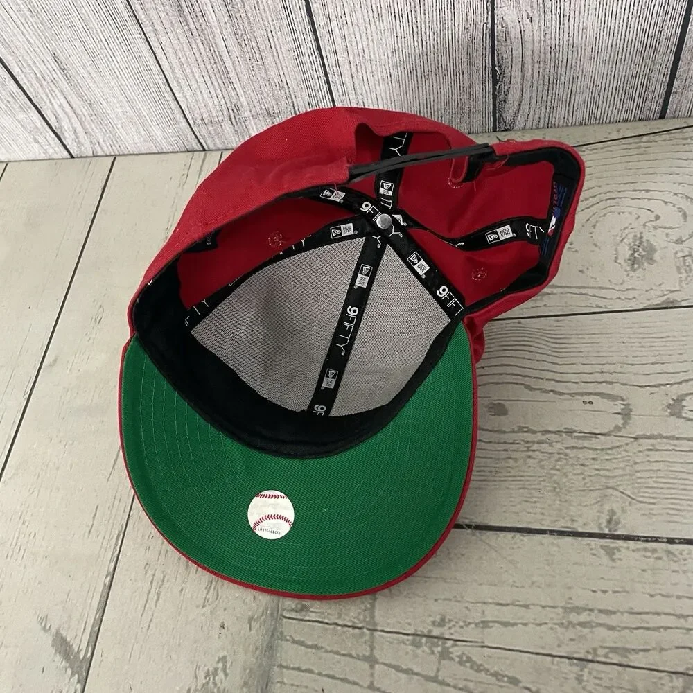 Cincinnati Reds MLB New Era 9FIFTY Red Team Logo Snapback Hat Cap